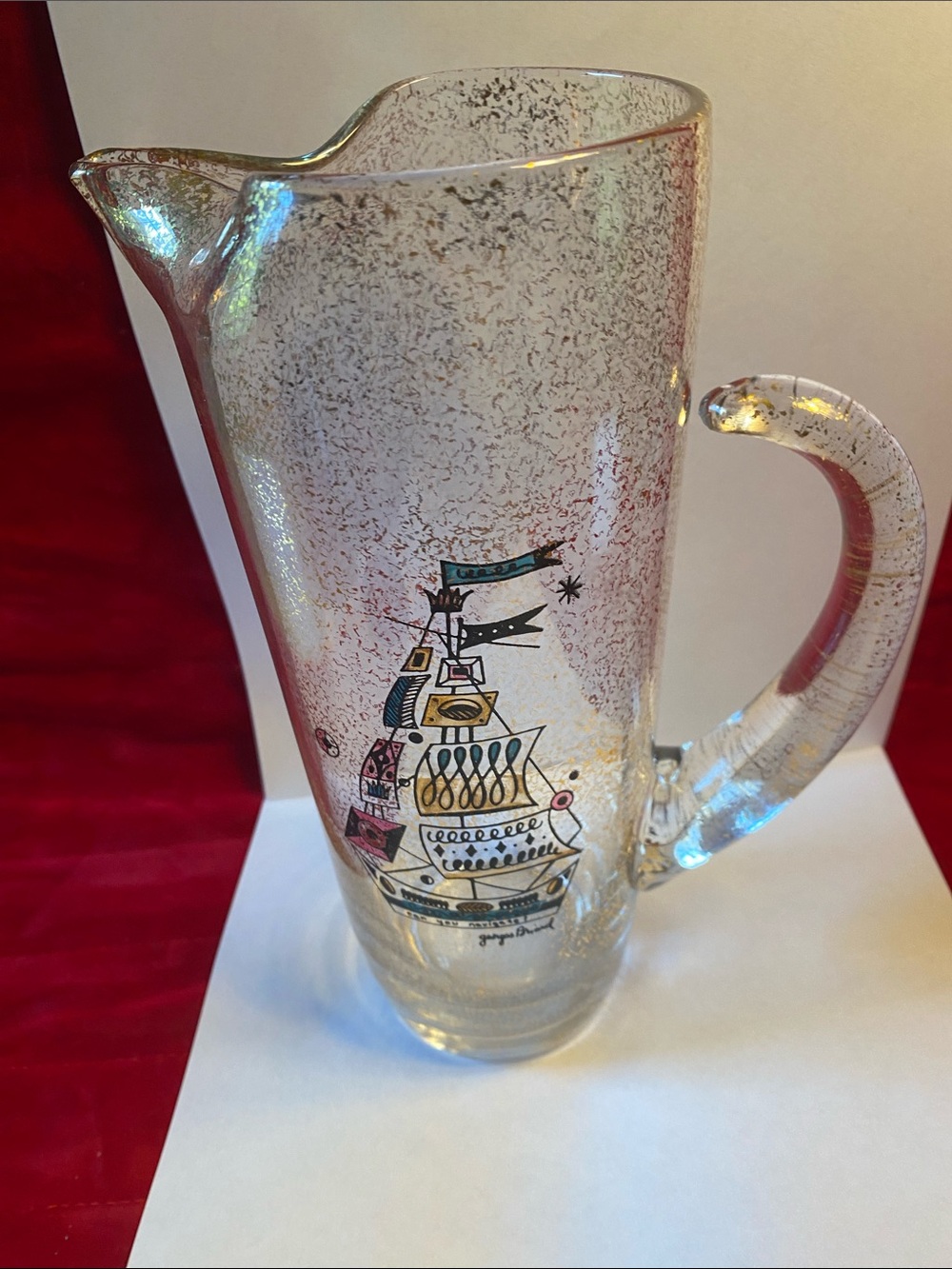 Can You Navigate? Georges Briard Mid Century Classic Martini Bar Pitcher